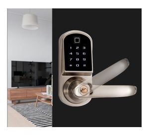 Cerradura digital D210 BT doble derecha zinc