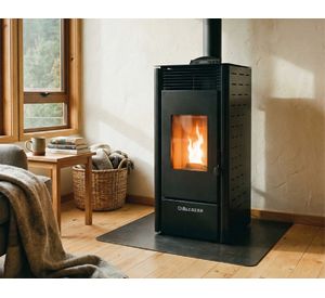 Estufa a pellet Wifi Backer 9800W 280 Wh