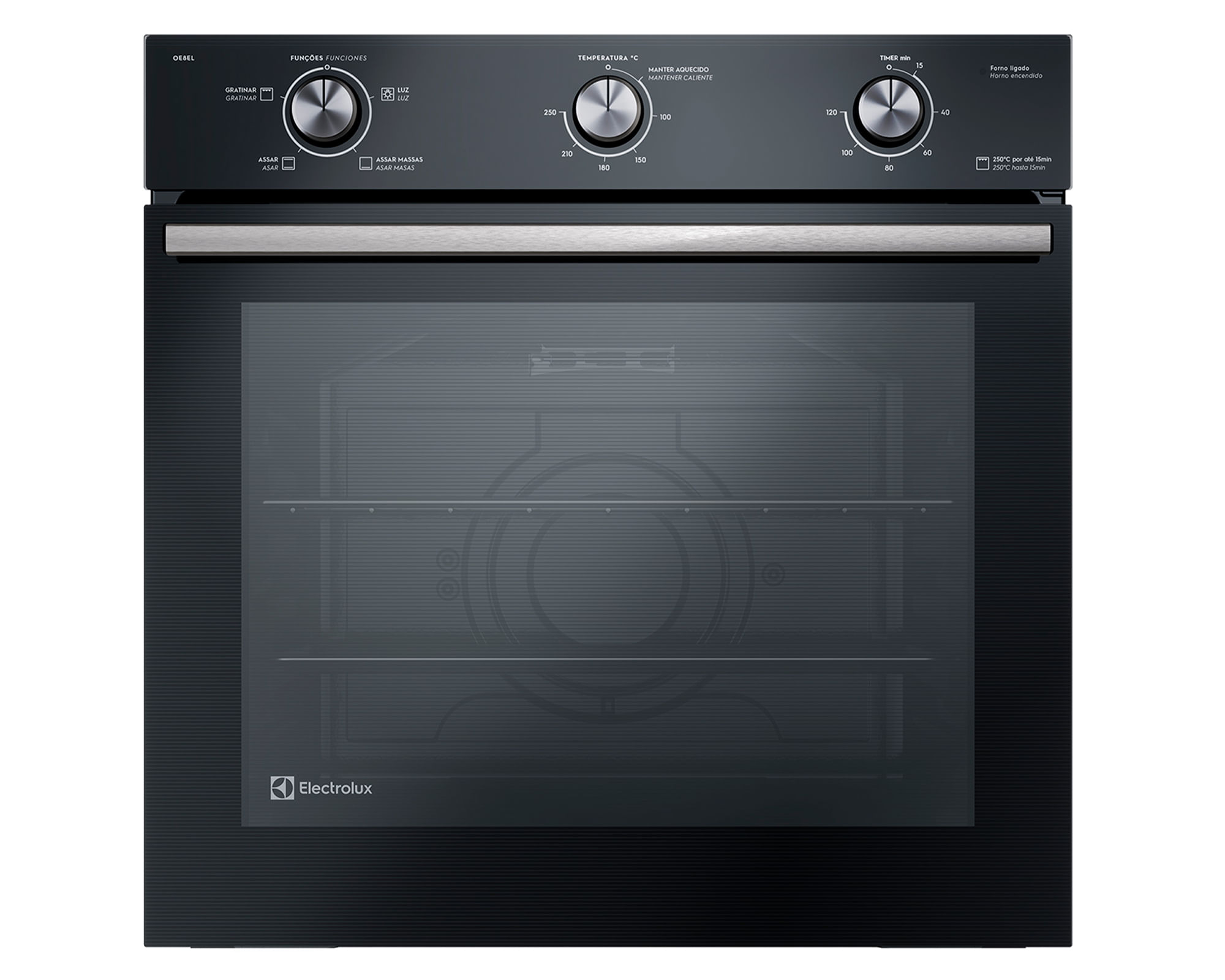 Electrolux Horno empotrable OE8EL negro 80 litros