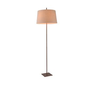 Lámpara pie E27 2 luces LED Argus óxido
