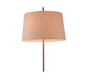 Lámpara pie E27 2 luces LED Argus óxido