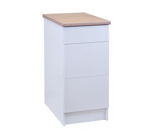 Mueble base cocina Andes blanco 91x42x61 cm