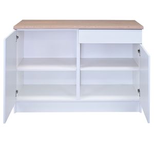 Mueble base cocina Andes blanco 91x121.5x61 cm