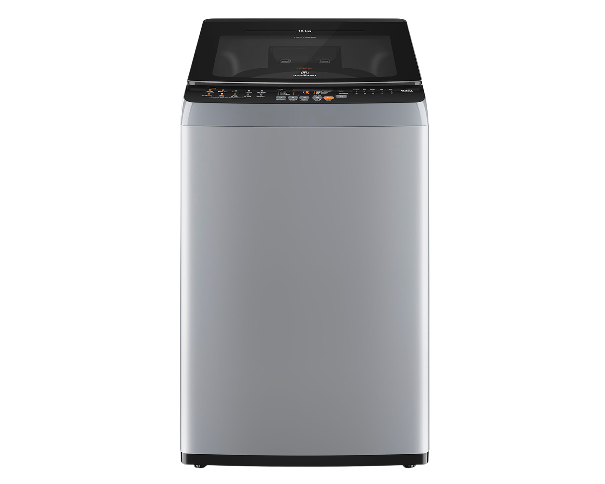 Mademsa Lavadora MDWMT18S carga superior 18 kg silver