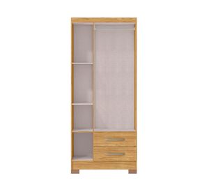 Clóset 3 puertas Classic marroco ripado 188x77.5x46 cm