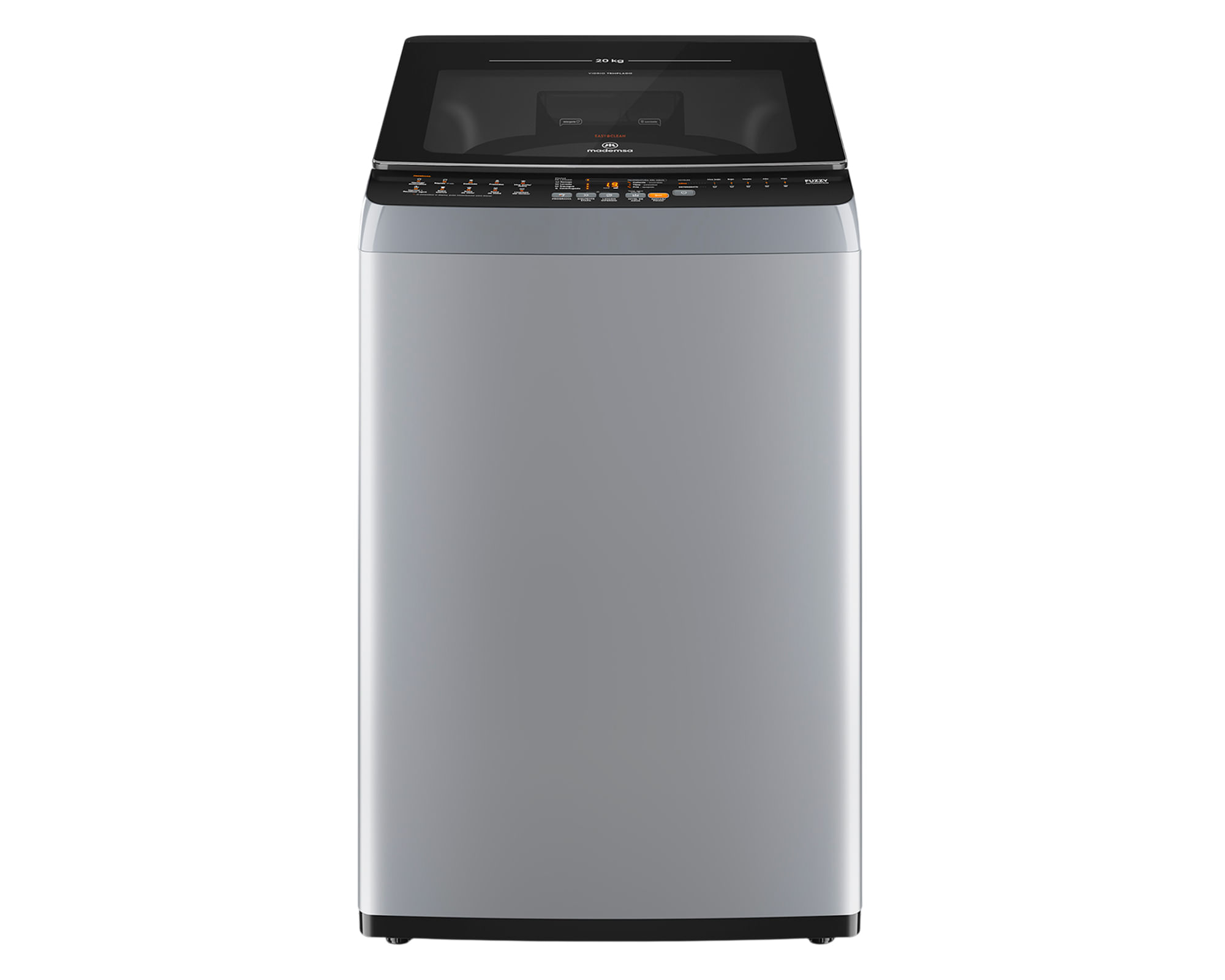 Mademsa Lavadora MDWMT20S carga superior 20 kg silver