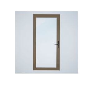 Puerta vidriada 65x200 cm termopanel izquierda titanio Mundo Glass