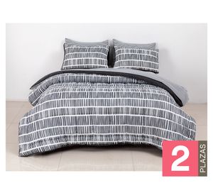 Set plumón sherpa + sábana 2 plazas Trazos