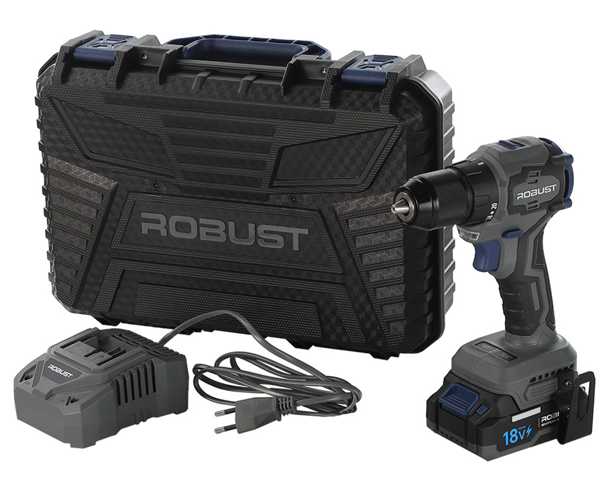 Kit taladro inalámbrico 13 mm 18V + batería + cargador a $59.990