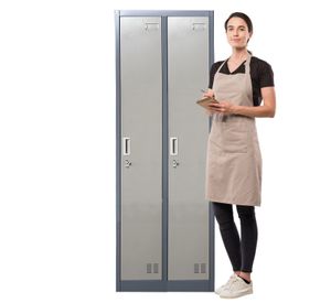 Locker Casillero metálico 2 Cuerpos 2 Puertas