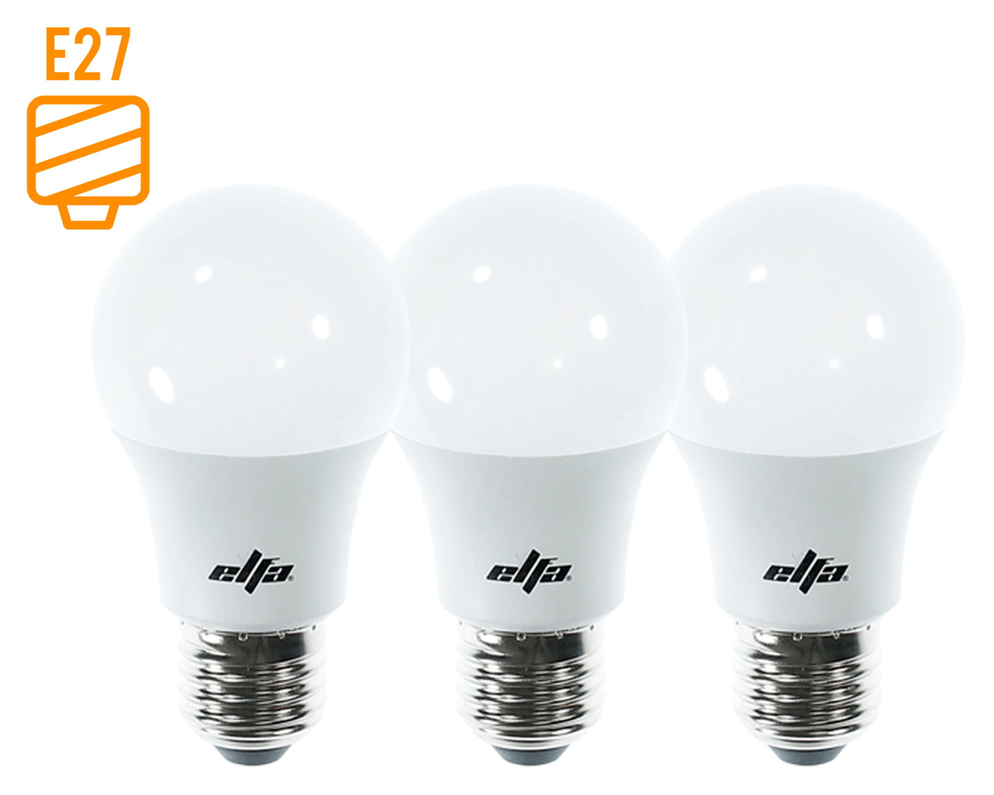 Ampolleta LED A60 15W E27 cálida
