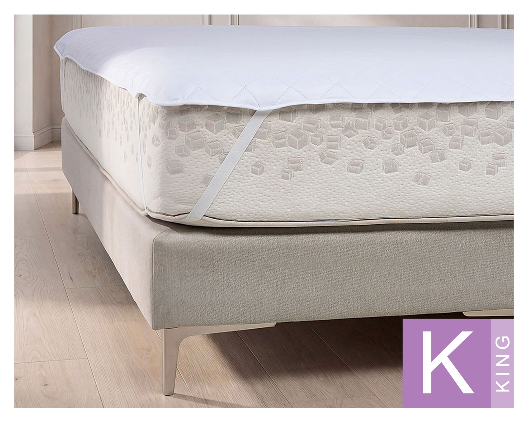 Rosen Cubrecolchón New Light blanco King