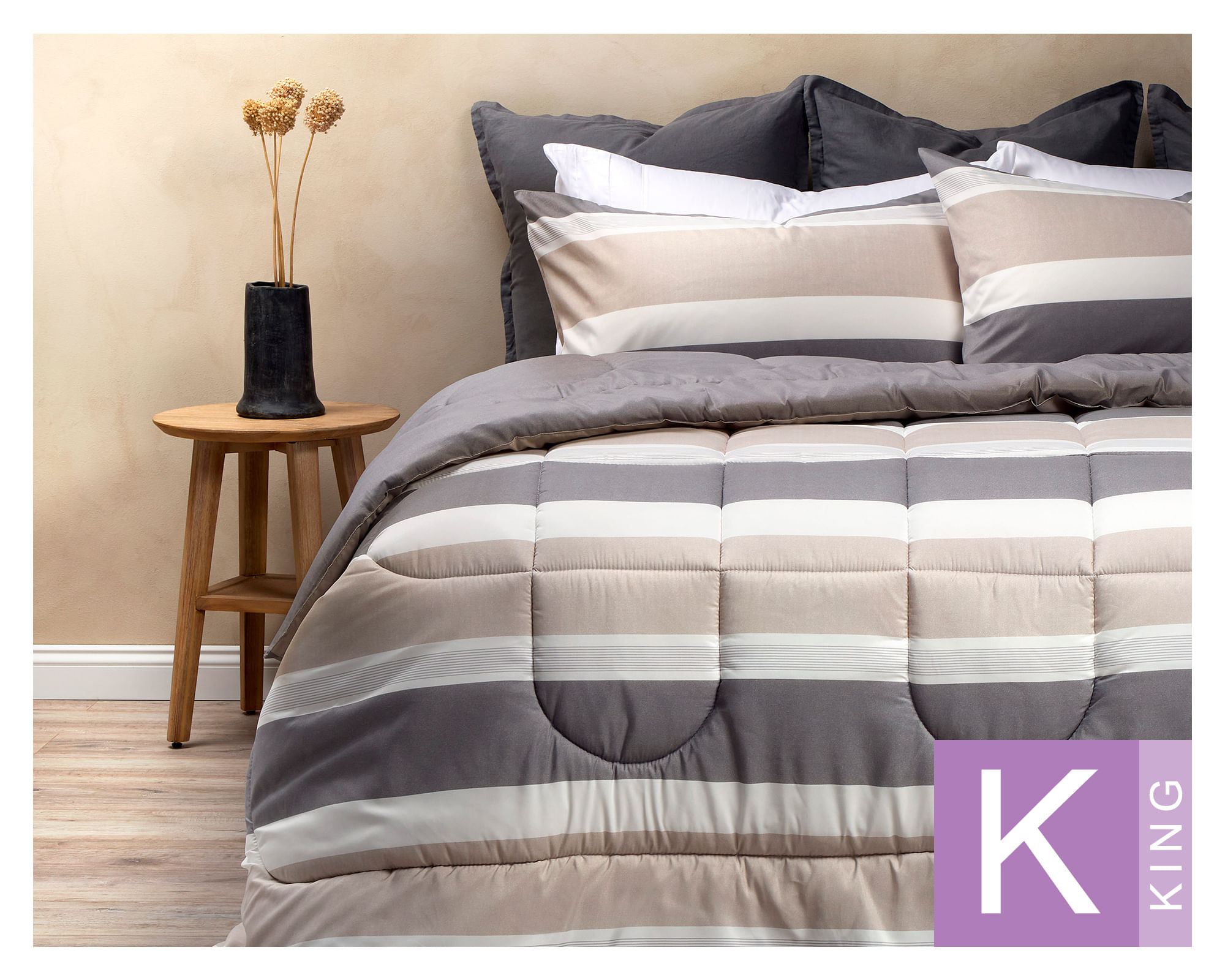 Rosen Plumón Soft Touch estampado King