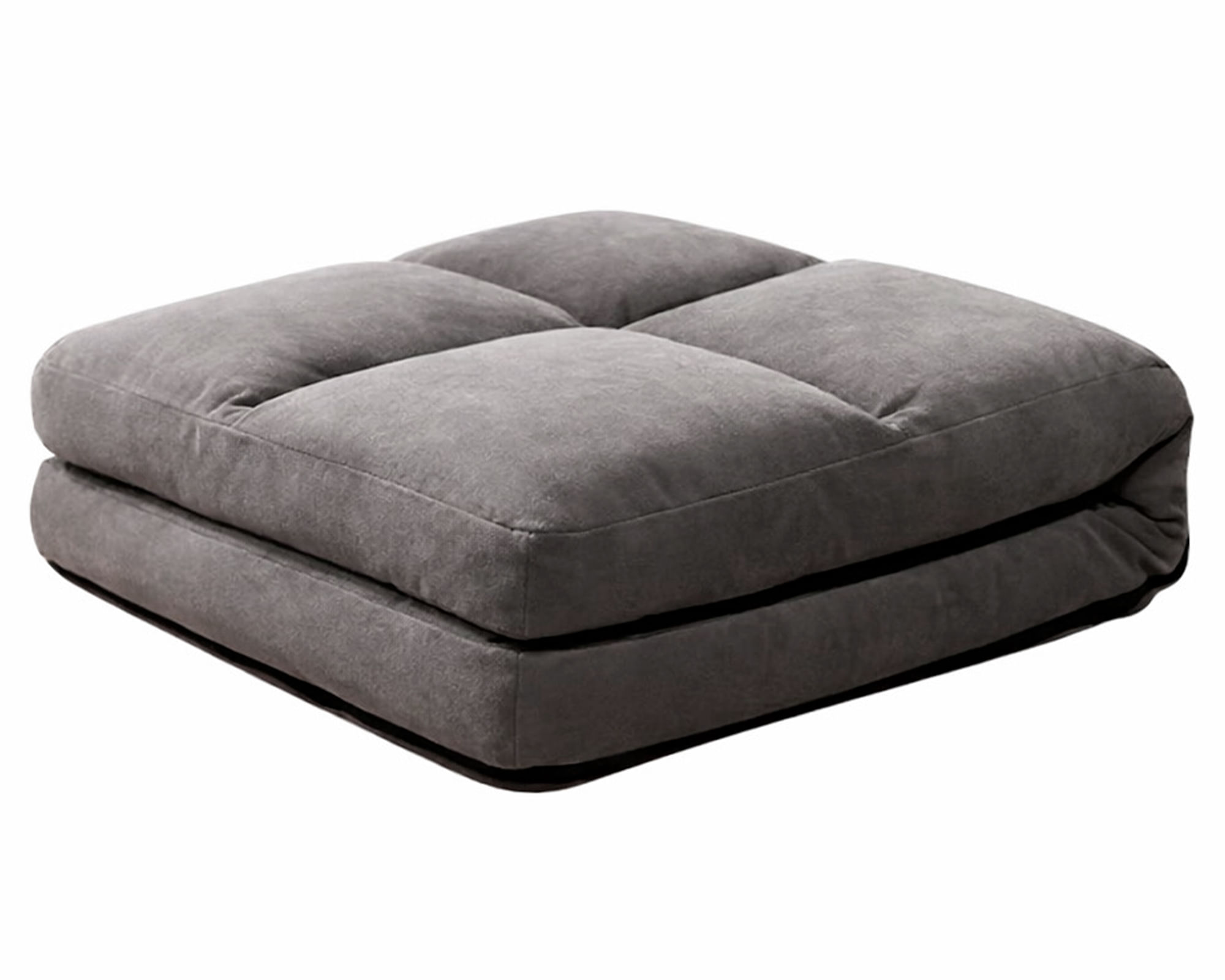 Sohogar Sofá pouf de piso reclinable gris