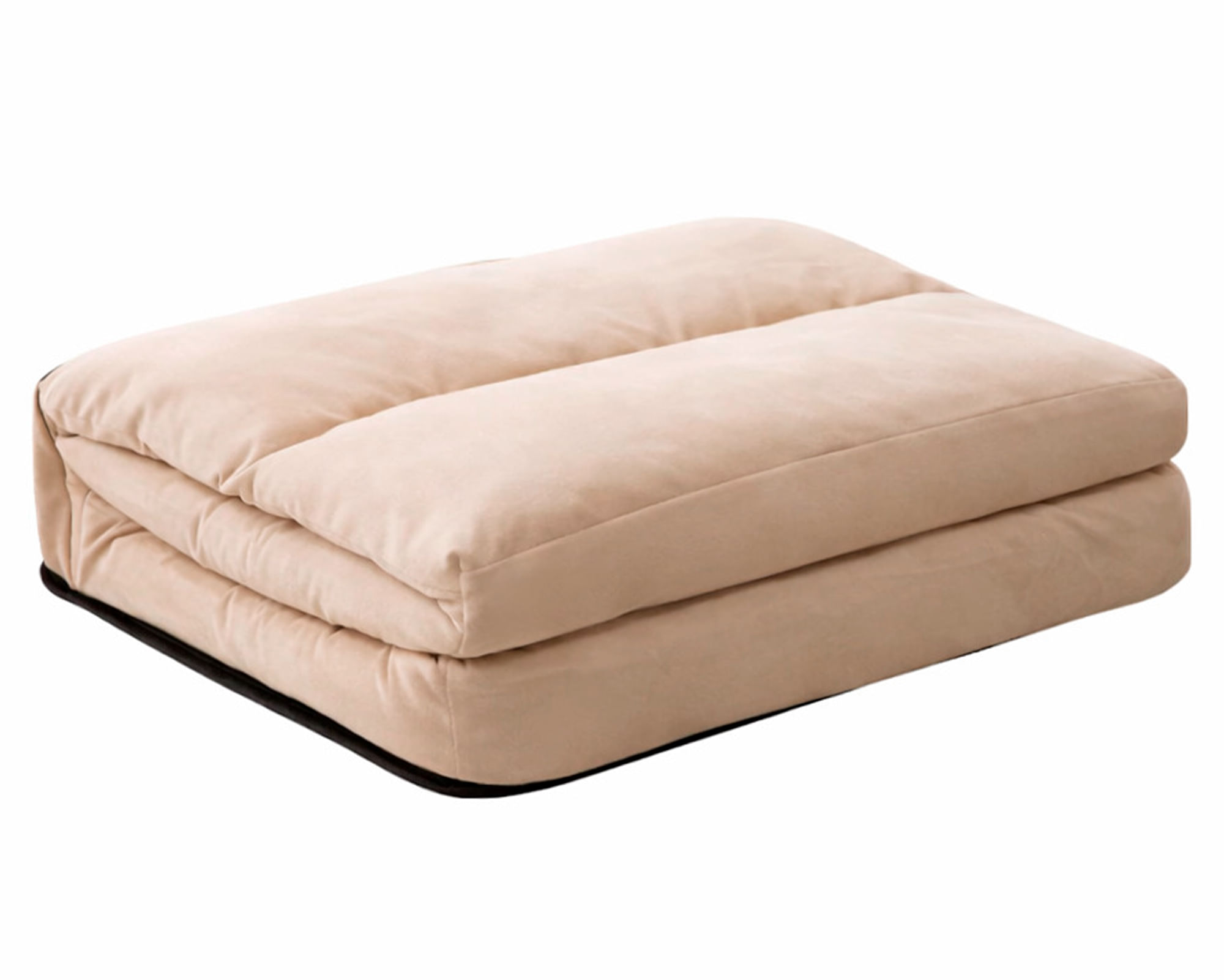 Sohogar Sofá pouf de piso reclinable beige