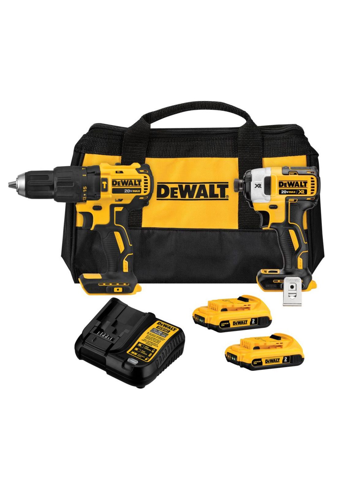 Kit Taladro Percutor + Atorn. Impacto Dewalt Dck223D2 a $312.990