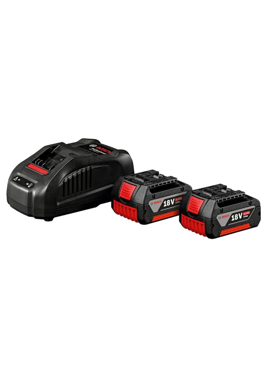 KIT 18V BOSCH 2 BATERIA 4.0AH+CARGADOR 1600A015TC0 a $149.990
