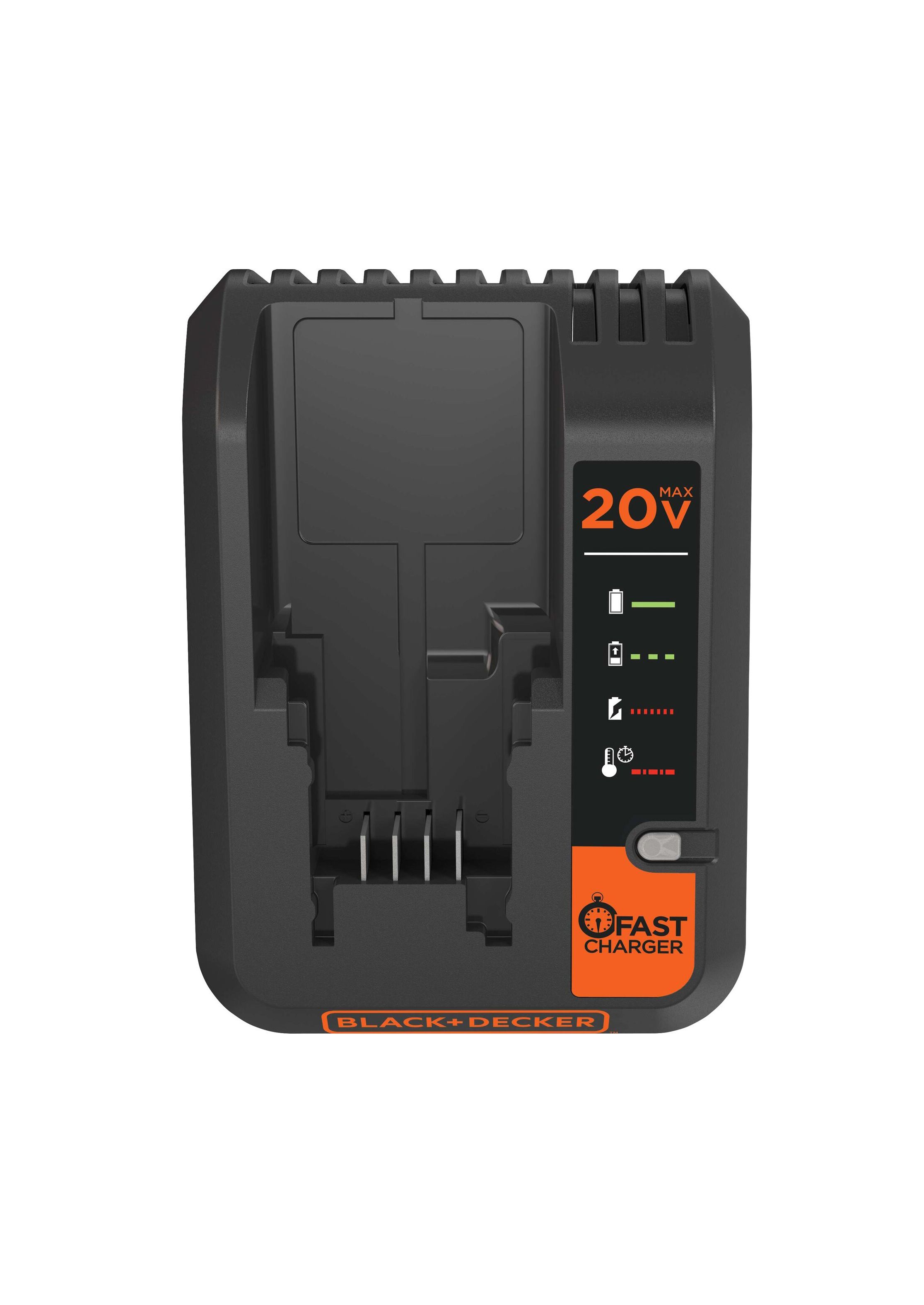 Cargador rápido baterías 20V MÁX BLACK+DECKER BDCAC202B-B2C a $29.990
