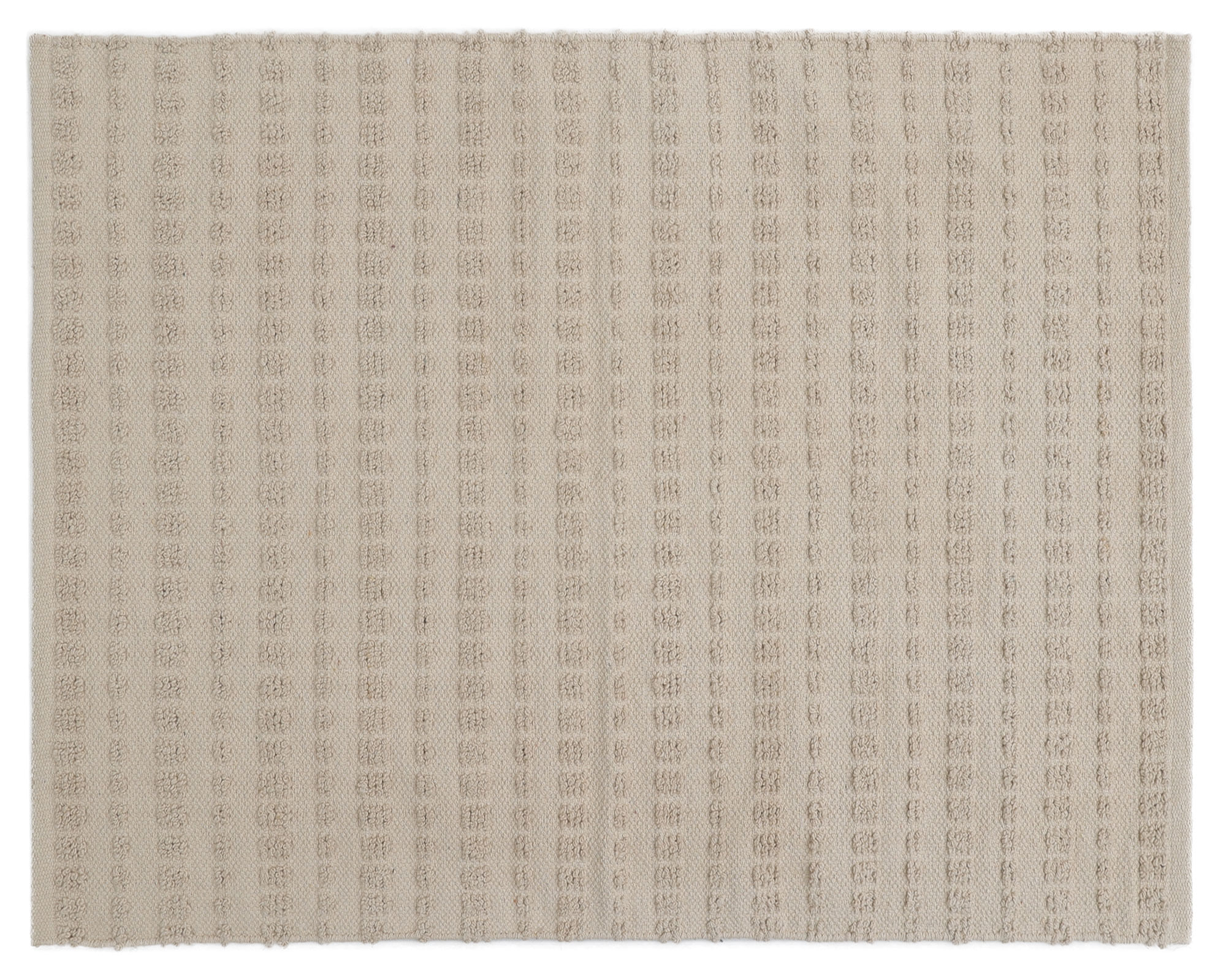 M+Design Alfombra Líneas textura crema 60x90 cm