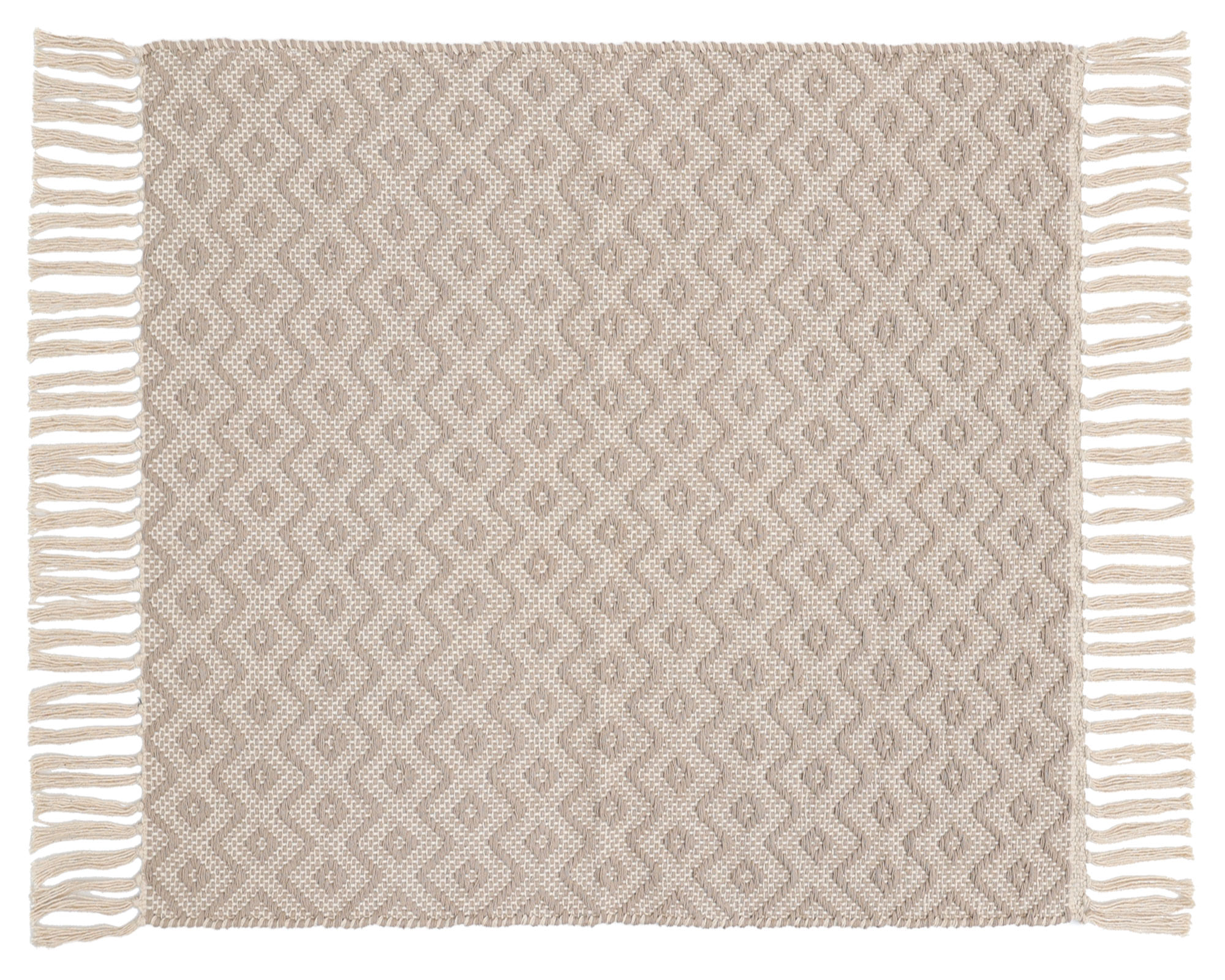 M+Design Alfombra Relieve geo crudo 60x90 cm