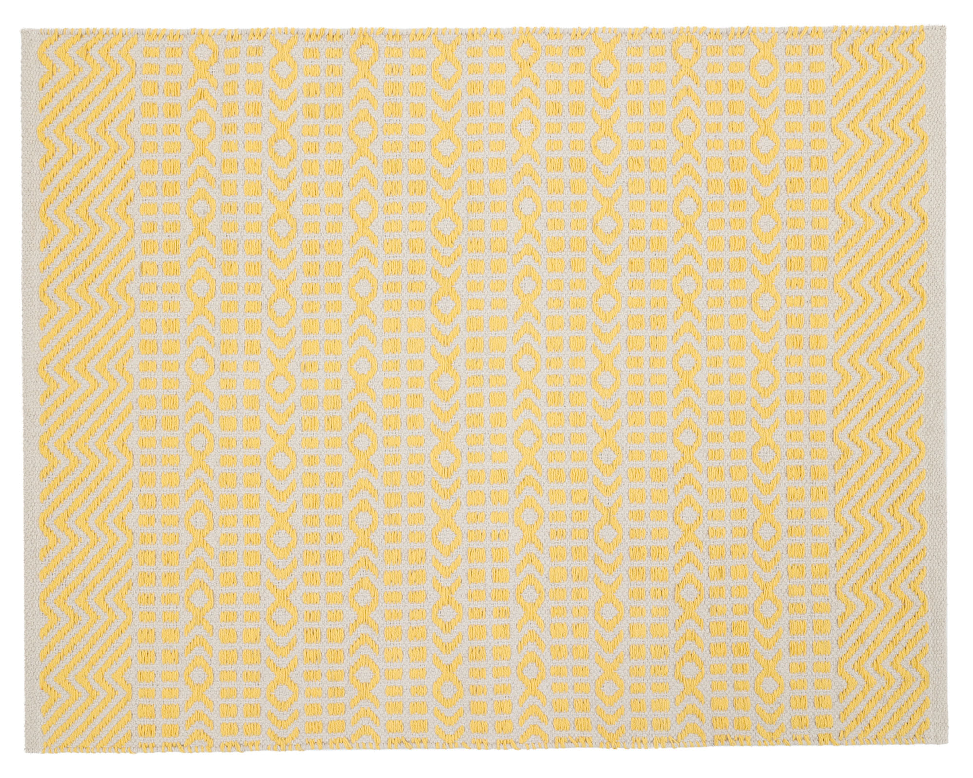 M+Design Alfombra Étnica mostaza 60x90 cm