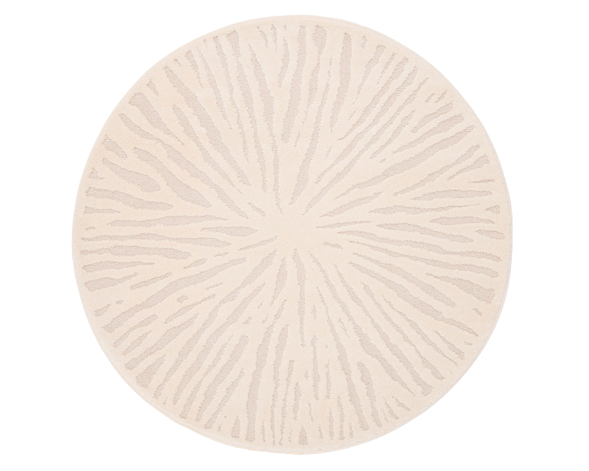 DIB Alfombra Navarra 160x160 cm crema 59817-066