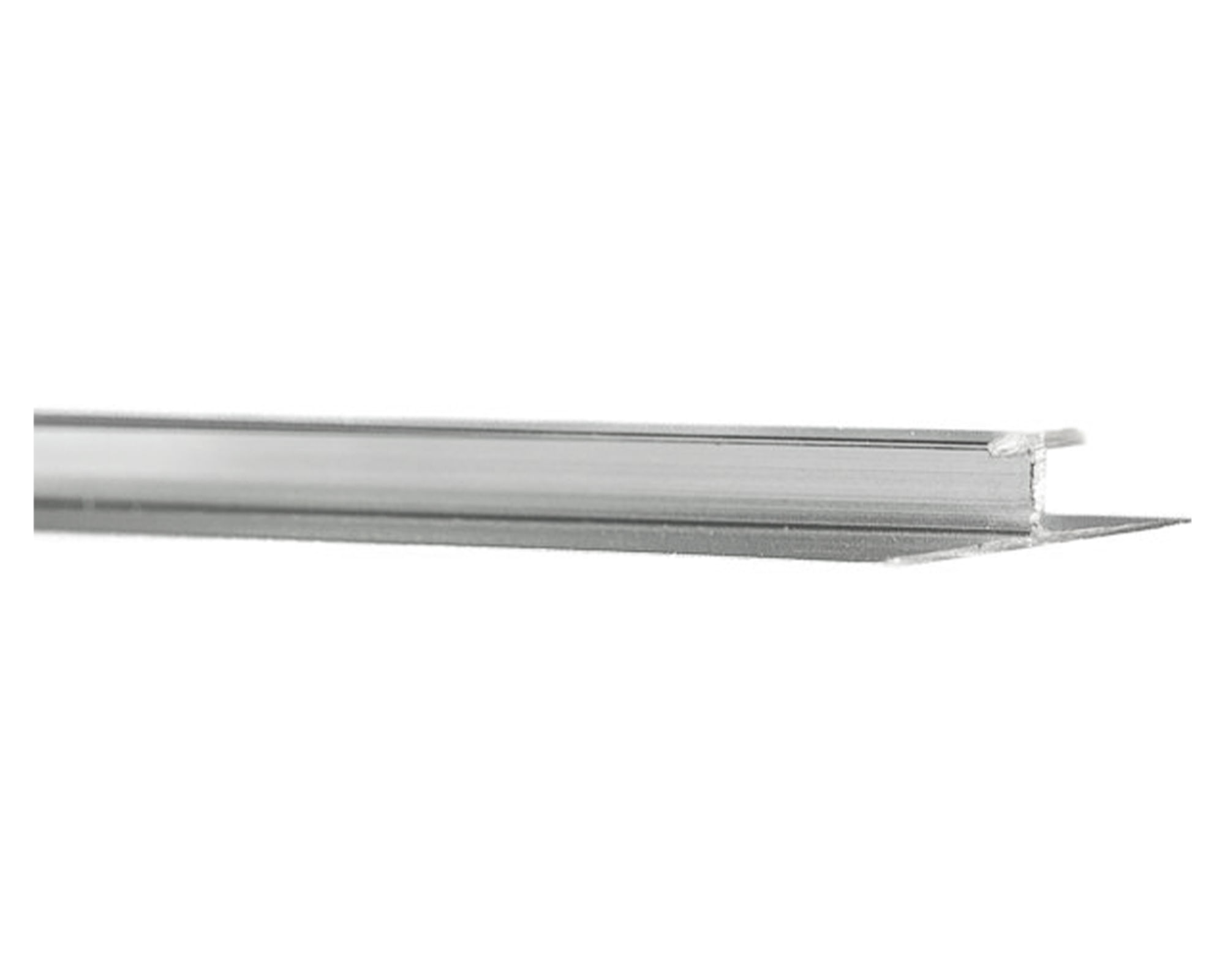 Perfil H plateado 1x2x250 cm | Easy.cl