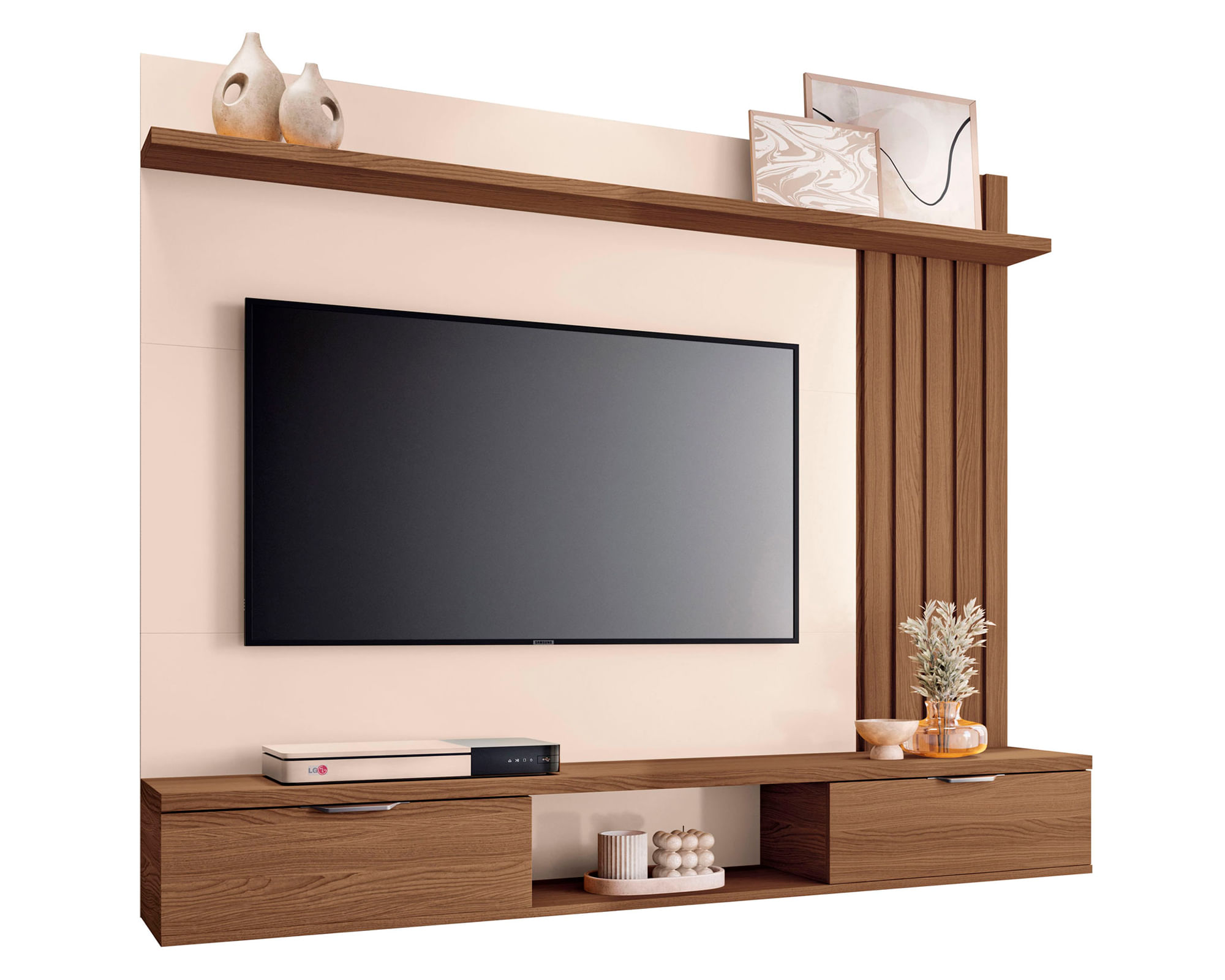 Alaia Home Panel TV 55" Mónaco castaño off white