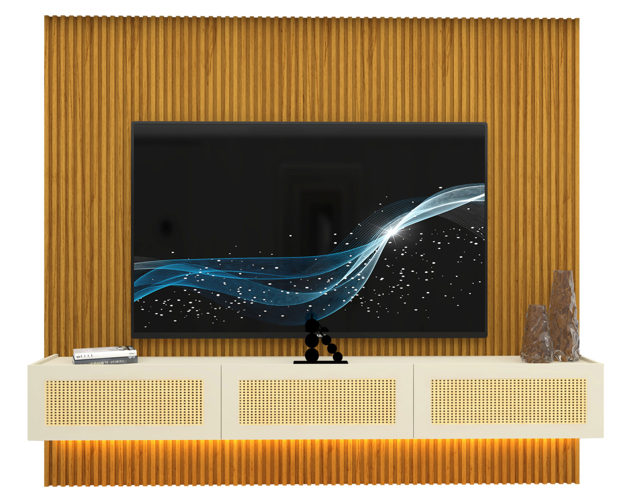 Decocasa Home TV 80" Supremo Native natural/off white