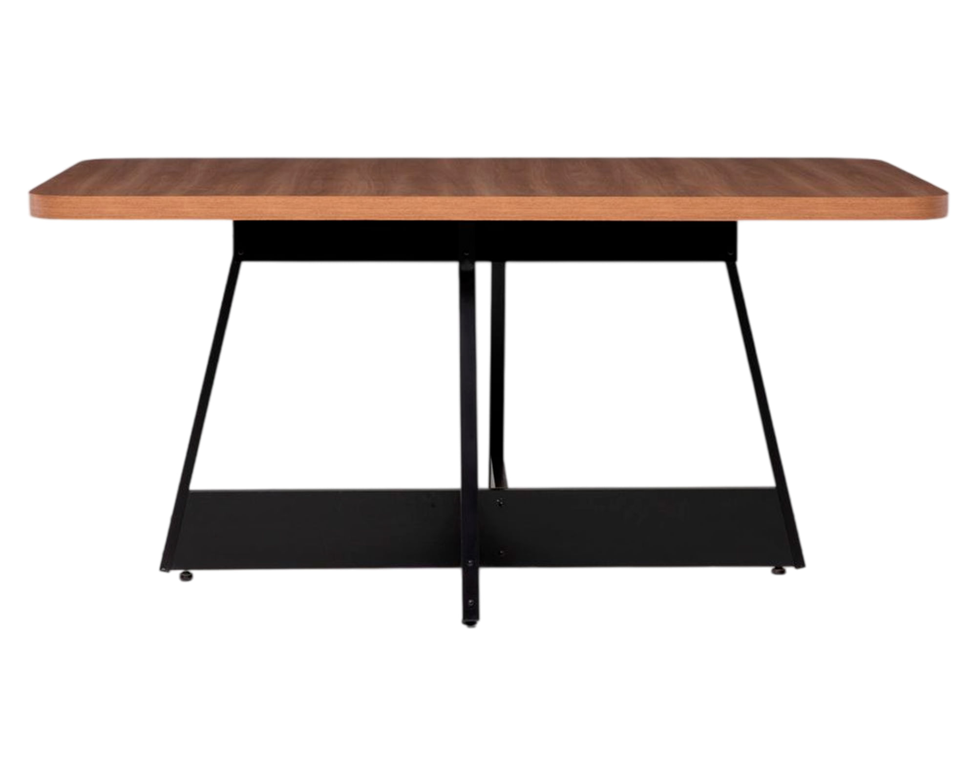 Roca Mesa comedor Rio canela/negro 76.5x160x90 cm