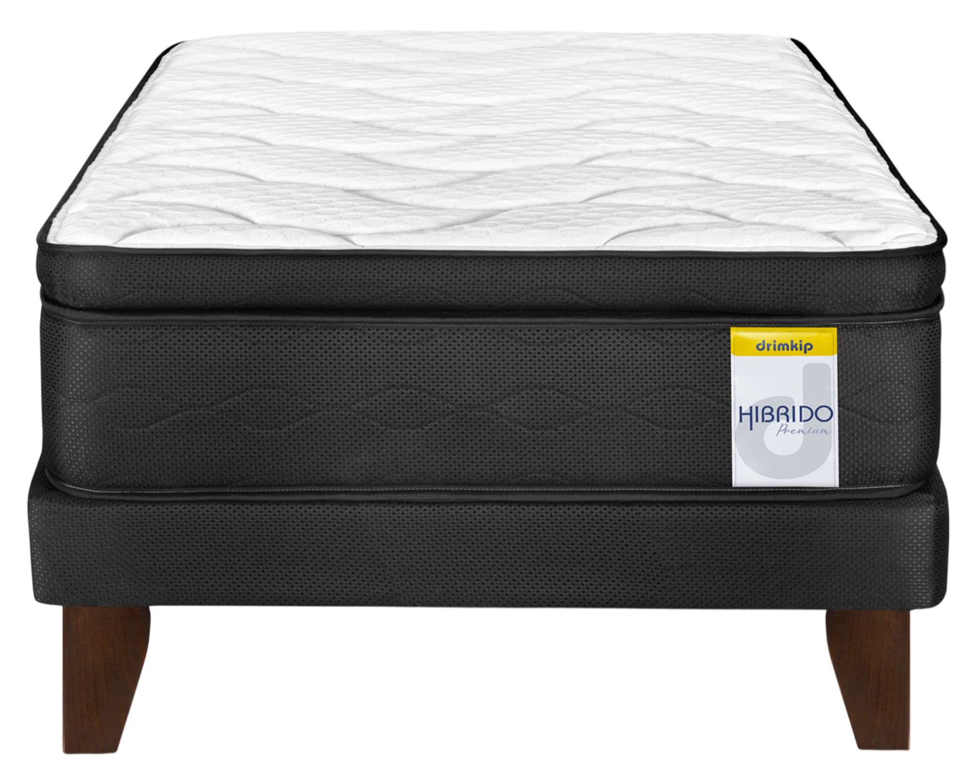 Drimkip Cama europea 1.5 plazas box Hibrido Premium