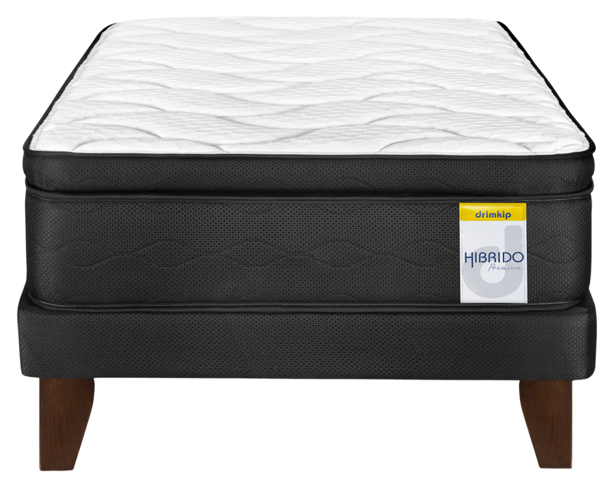 Drimkip Cama europea 1 plaza box Hibrido Premium