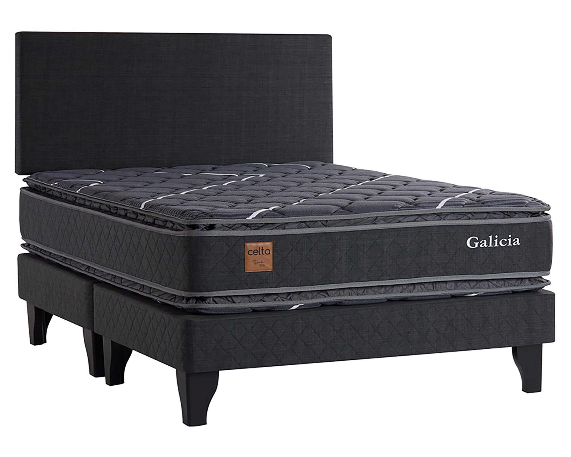 Celta Cama europea Galicia king base dividida + respaldo