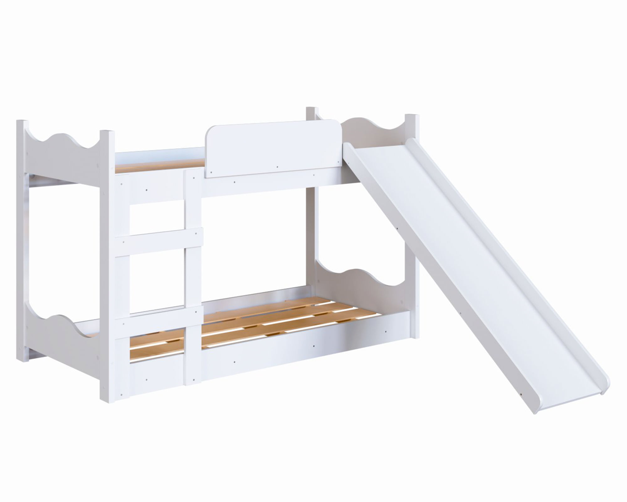 Kidscool Camarote infantil resbalín Montessori blanco