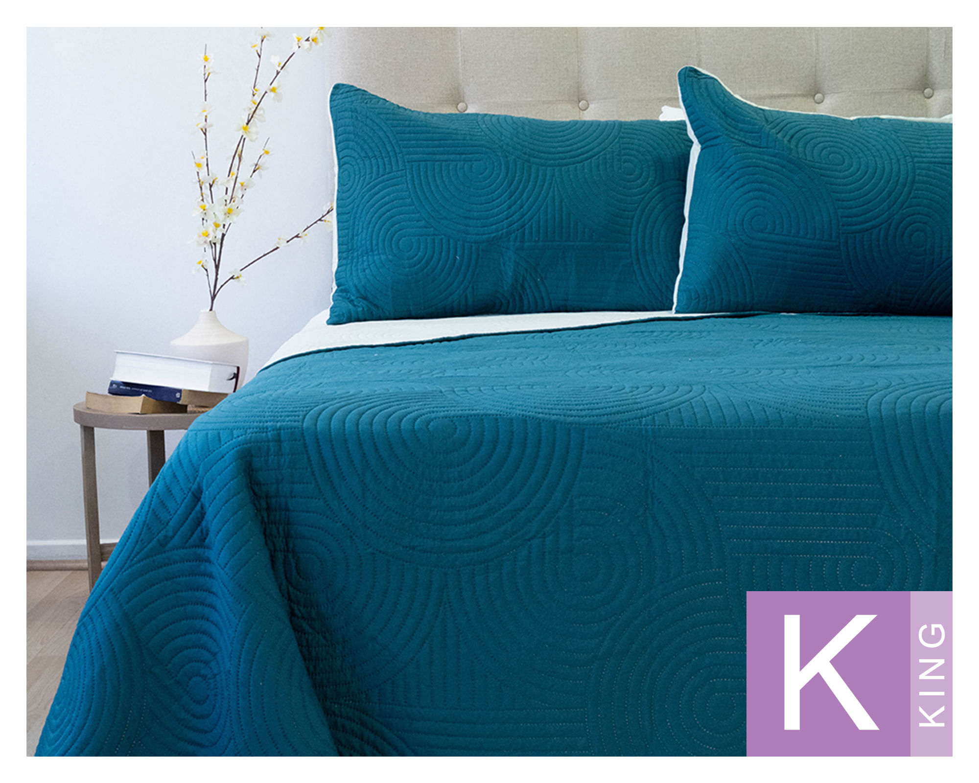 Doral Quilt Origins verde King