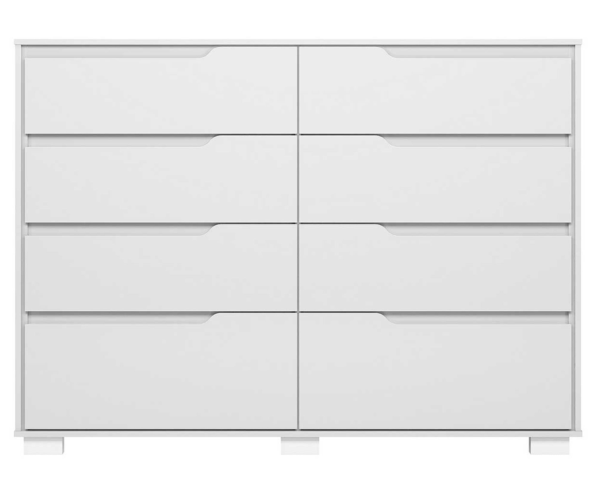 Alaia Home Cómoda Bella 8 blanco 8 cajones