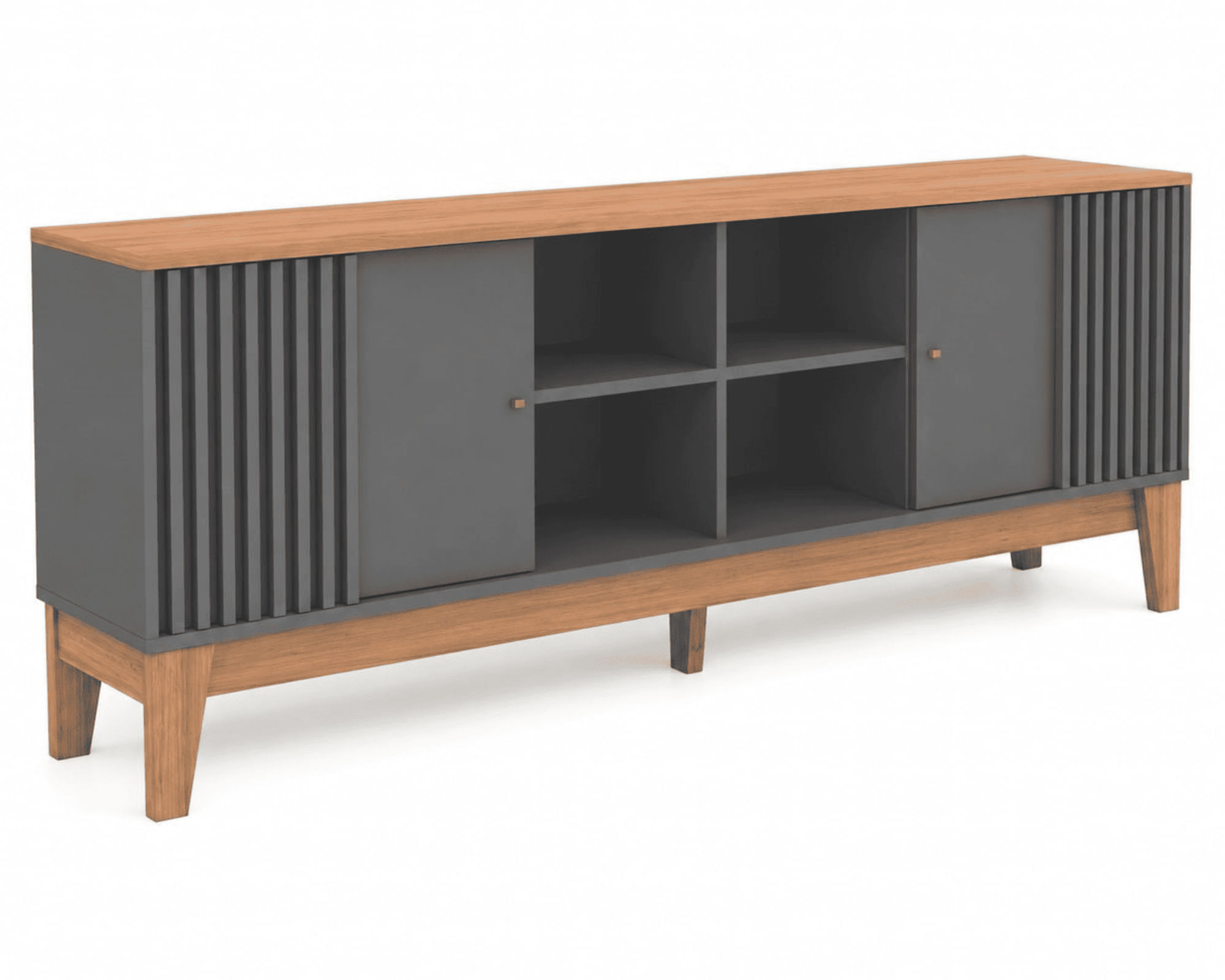 Exit Rack TV Florencia 70" nogal grafito