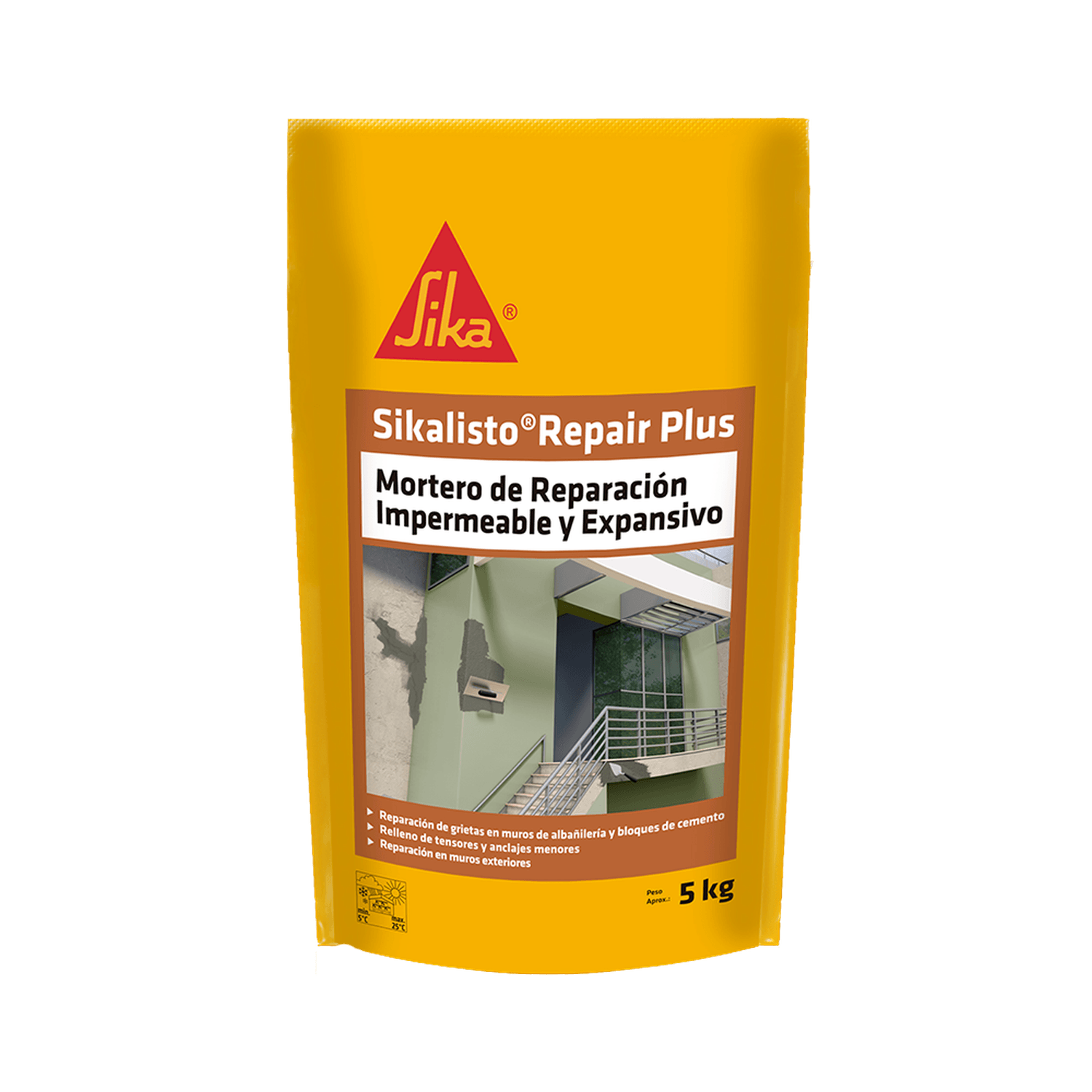 SIKALISTO REPAIR PLUS - Mortero de Reparación expansivo, Sac 5Kg