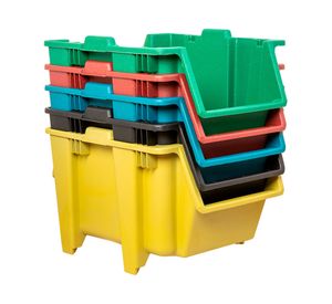 Contenedores reciclaje 5 unidades Rehecho