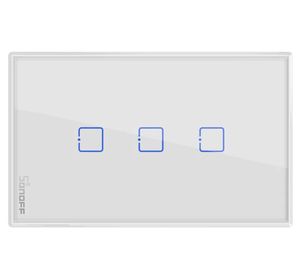 Interruptor de pared 6A 3 Canales WI-FI Sonoff