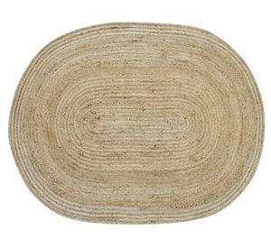 Alfombra 120x180 cm ovalada café Cotidiana