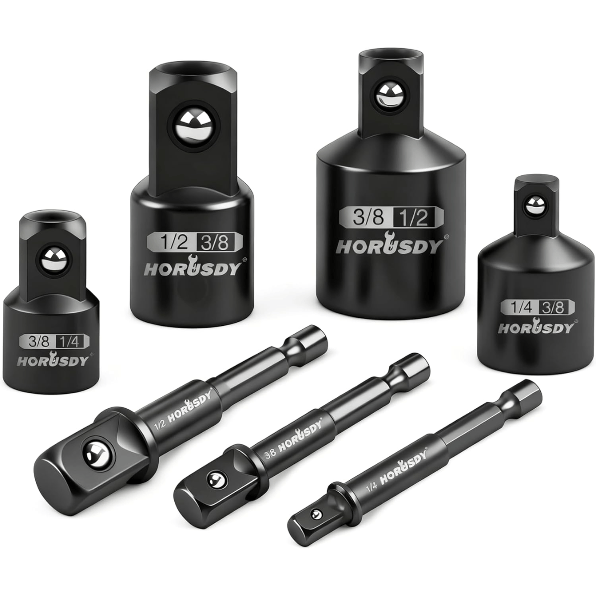 Set Herramienta 7 Adaptadores Reductores Impacto 1 4 3 8 1 2 a $13.990