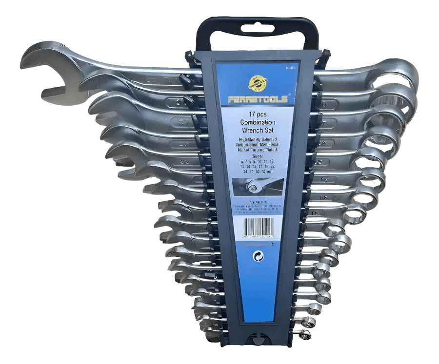 Juego De 17 Pcs Llave Punta Corona 6 A 32 Mm De Acero