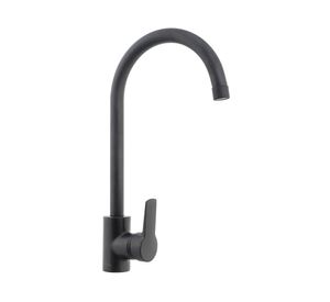 Monomando lavaplatos Arezzo negro Stretto.