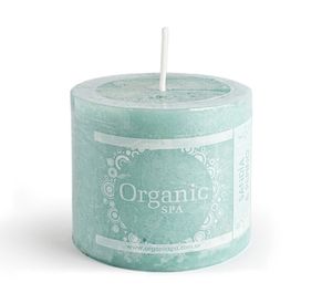 Vela aromática 6x6 cm sandia/pepino Organic Spa.