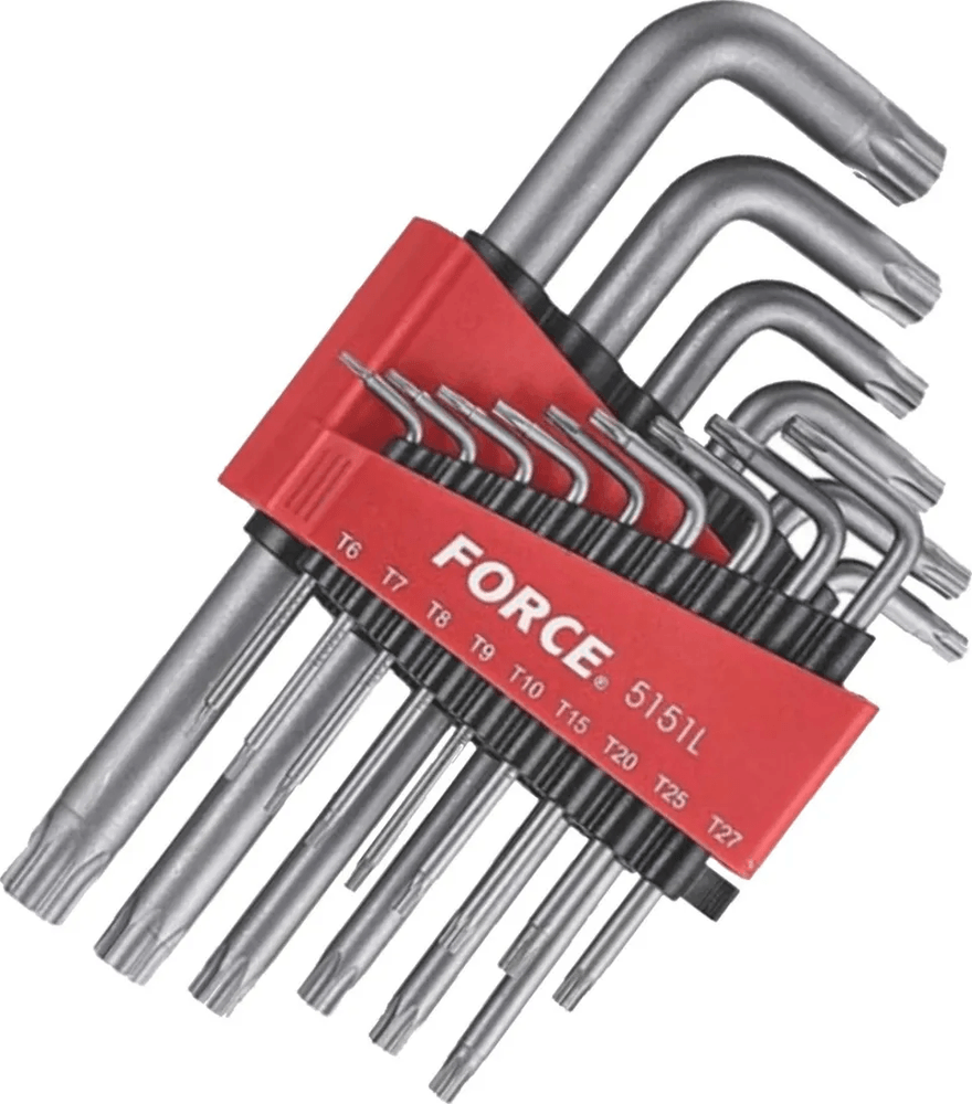 Juego De Llaves Torx Largas T6-t60 15 Pzas. (5151l), Force