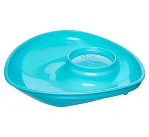 Plato con base succión azul Vital Baby