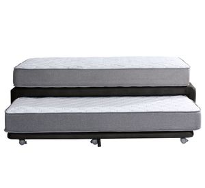 Cama nido 1.5 plazas Zen Best cuero negro Latam Home