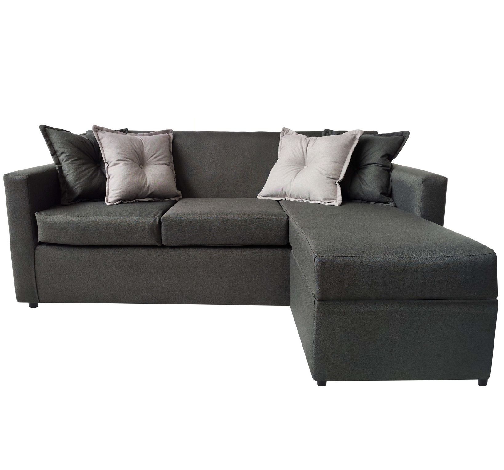 Seccional Reversible Akira Gris Oscuro a $149.990