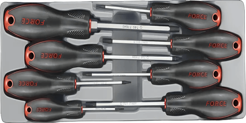 Juego Destornilladores Torx Perf. 8 Piezas Force 2086t
